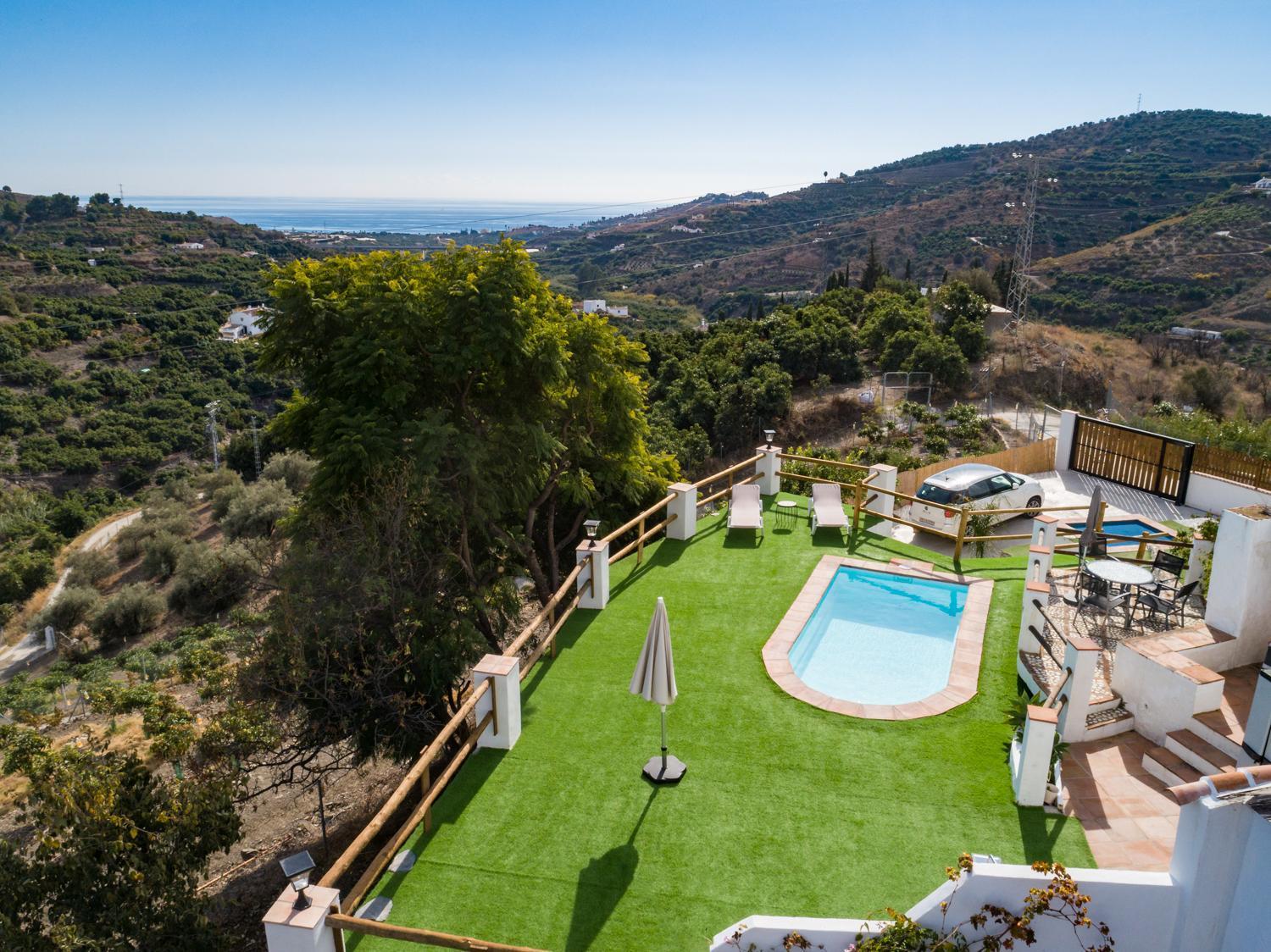 Villa Cortijo Horizonte Frigiliana Exterior foto