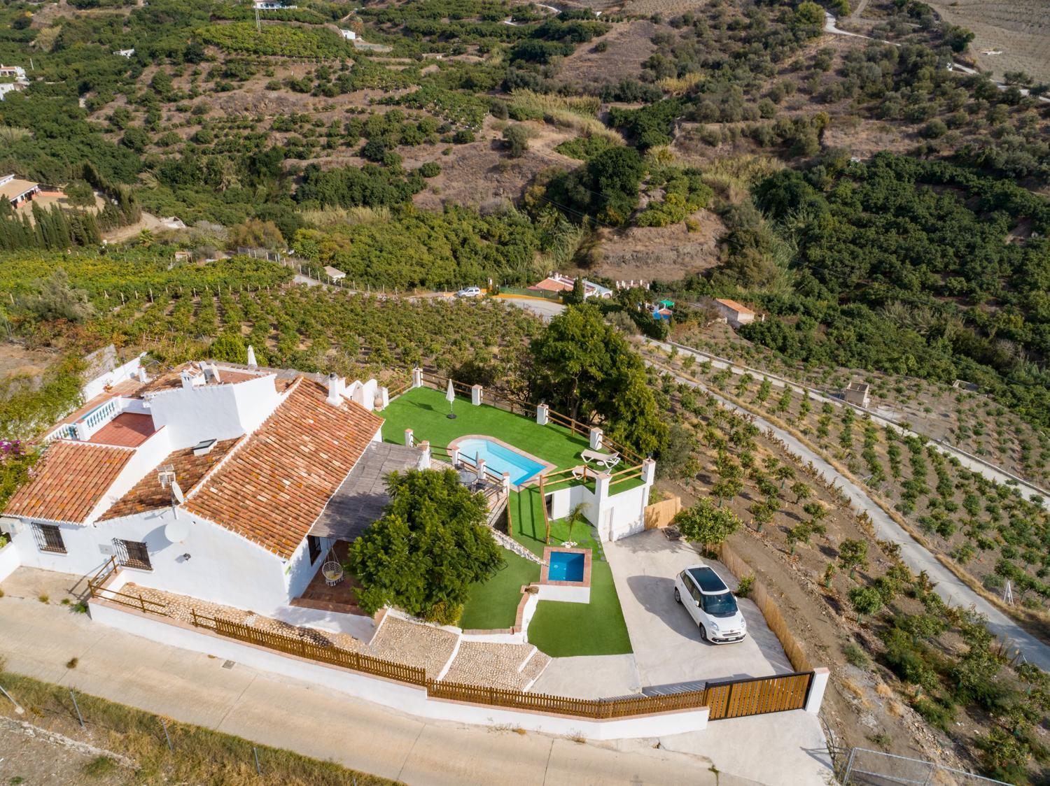Villa Cortijo Horizonte Frigiliana Exterior foto